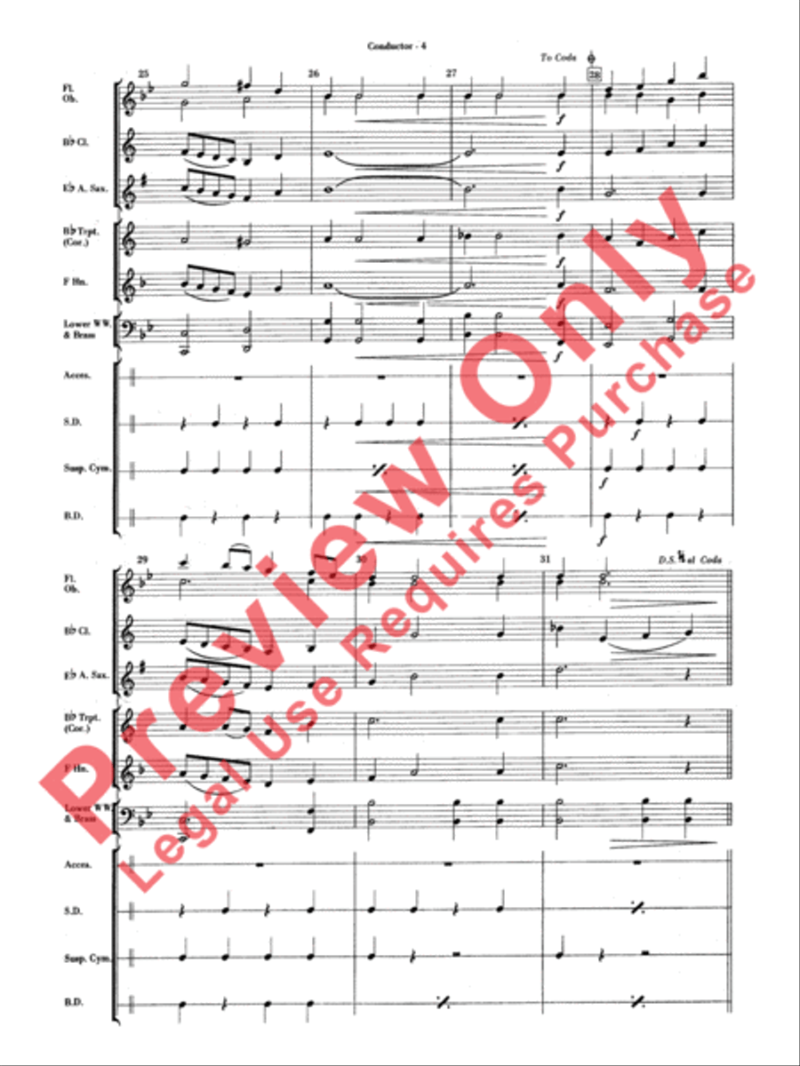 Have Yourself a Merry Little Christmas Concert Band scores gallery preview page 6