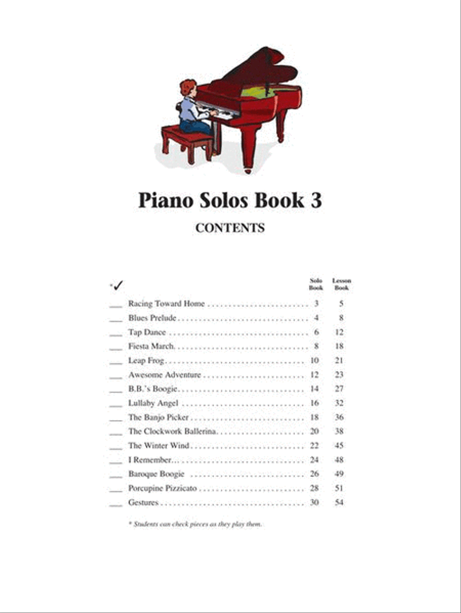 Piano Solos – Book 3 Piano Solos – Book 3 Piano Method scores gallery preview page 4