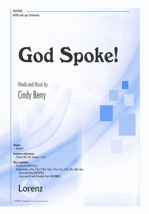 Book cover for God Spoke!
