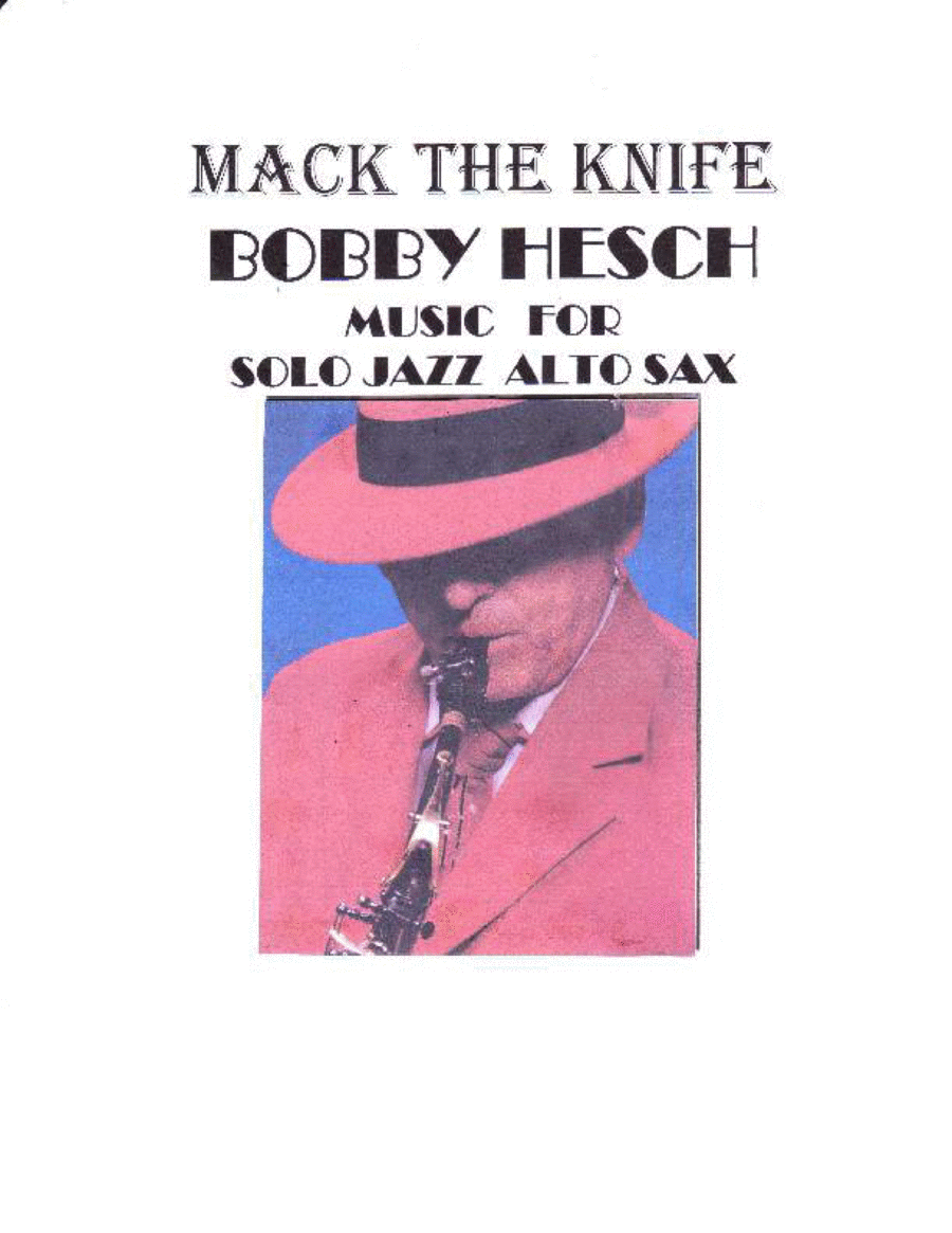 Mack The Knife Alto Saxophone scores gallery preview page 1
