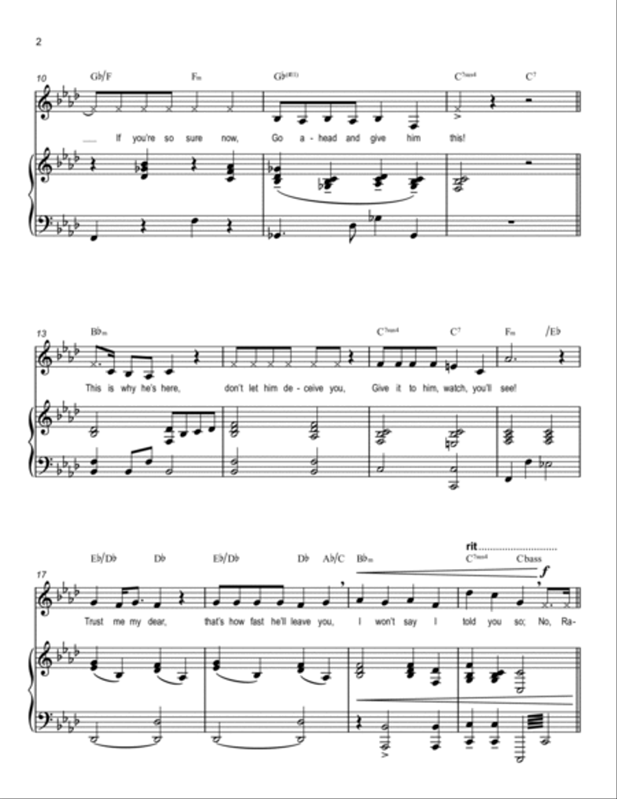 Mother Knows Best (Reprise), from Tangled Voice scores gallery preview page 2