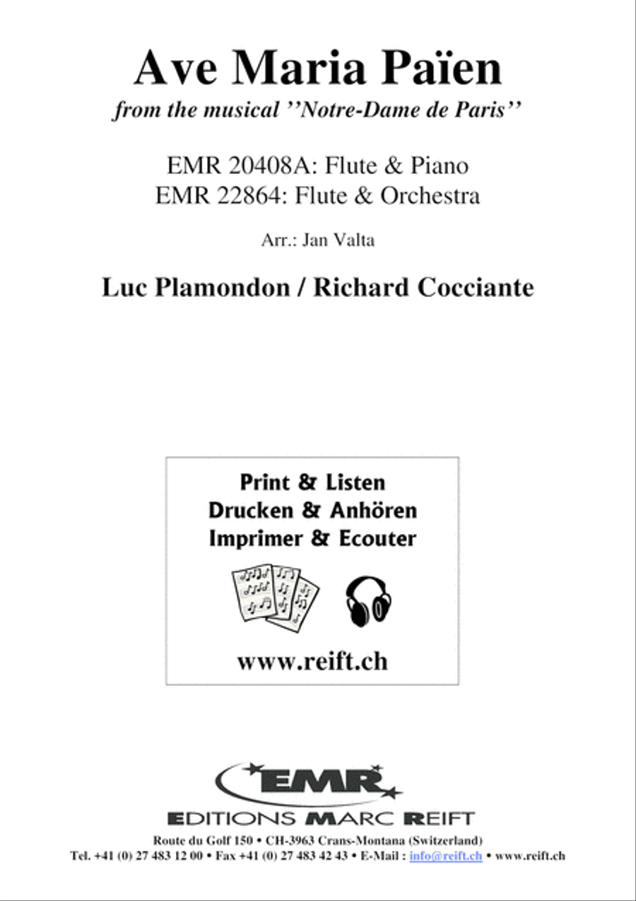 Ave Maria Flute Solo scores gallery preview page 2