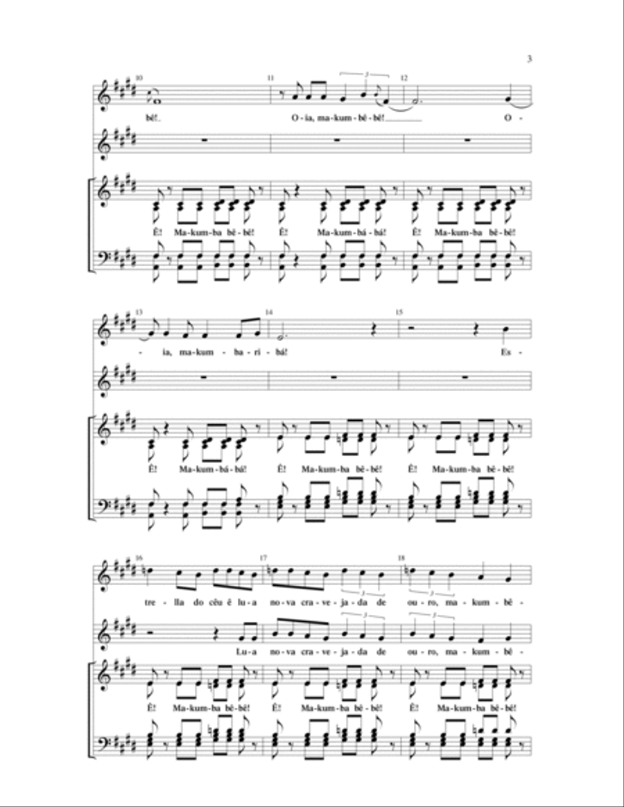 Estrela e Lua Nova 4-Part scores gallery preview page 2