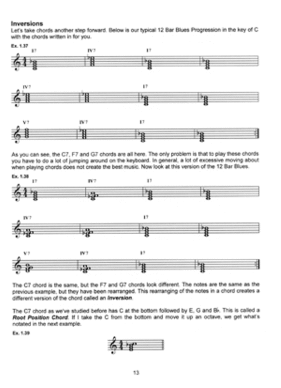 Blues Keyboard Method, Level 1 Easy Piano scores gallery preview page 2