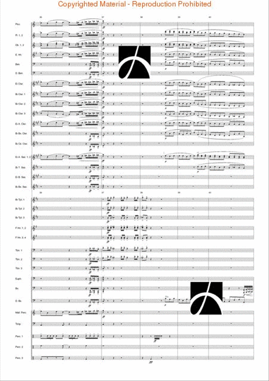 Kraftwerk Concert Band scores gallery preview page 9