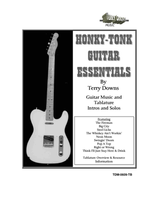Honky Tonk Guitar Essentials - Music Score and Tablature