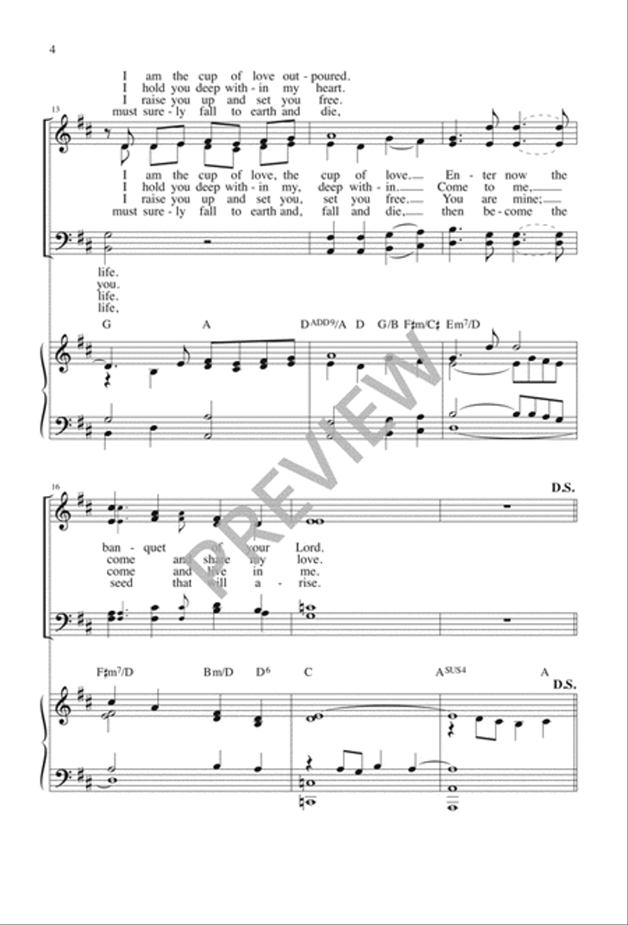 See, I Make All Things New 4-Part scores gallery preview page 4