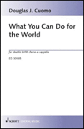 Book cover for What You Can Do for the World