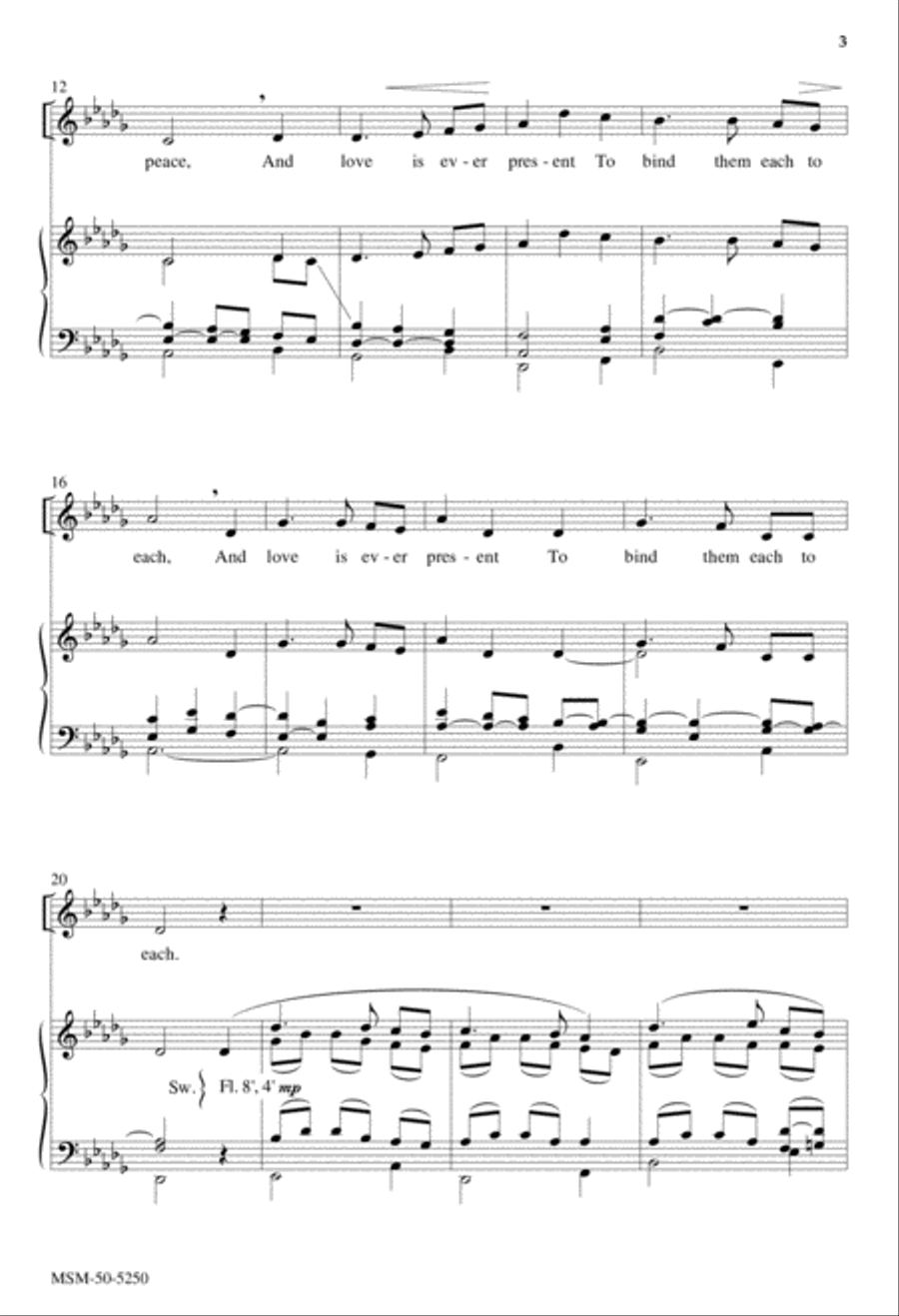 How Lovely and How Pleasant 2-Part scores gallery preview page 3