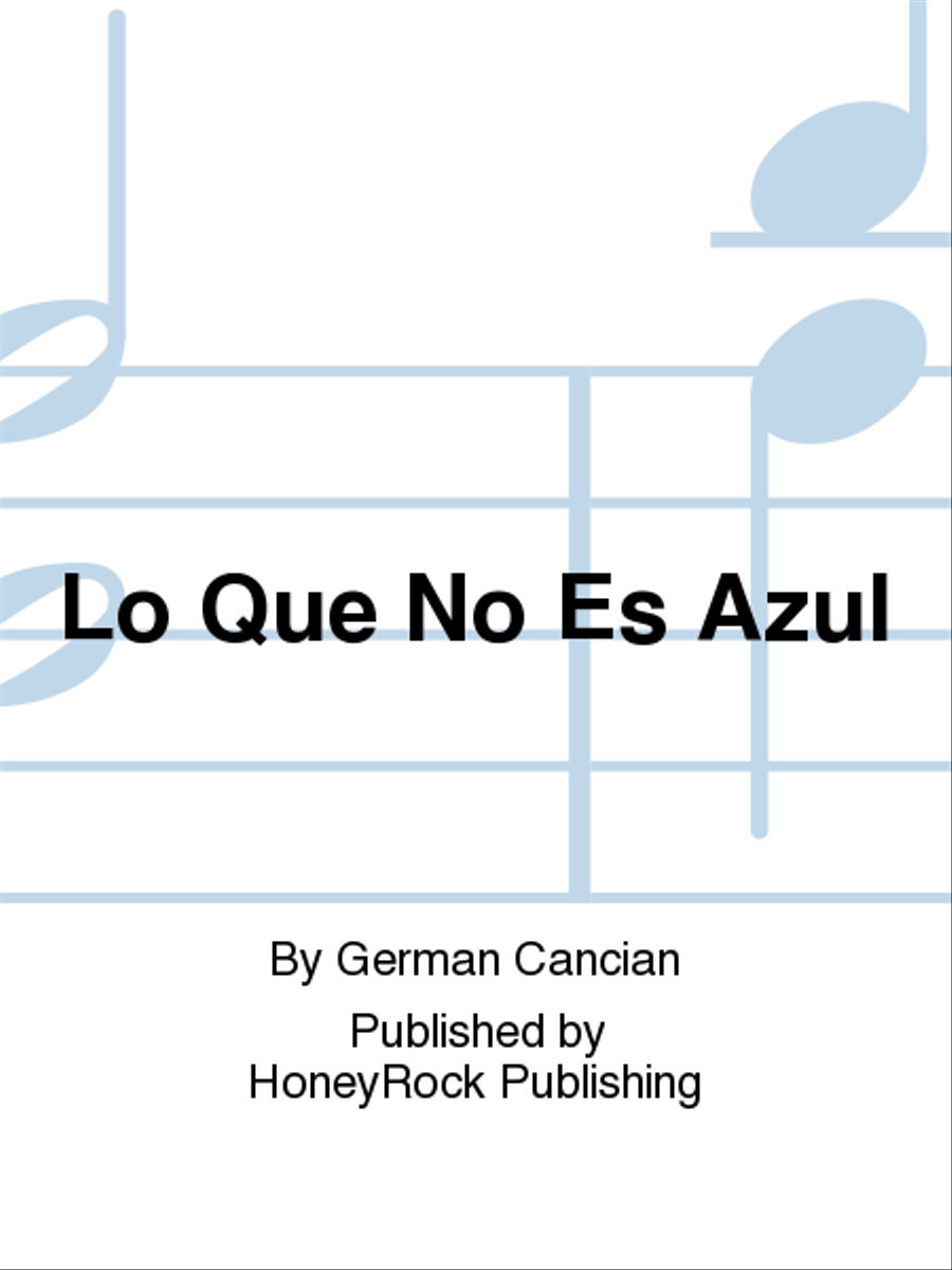 Lo Que No Es Azul Marimba scores gallery preview page 1