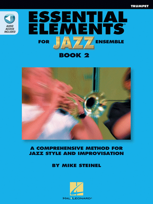 Book cover for Essential Elements for Jazz Ensemble Book 2 – Bb Trumpet