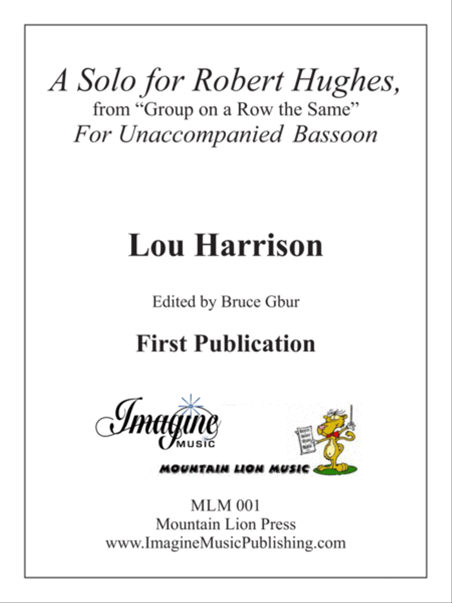 A Solo for Robert Hughes Bassoon Solo scores gallery preview page 2