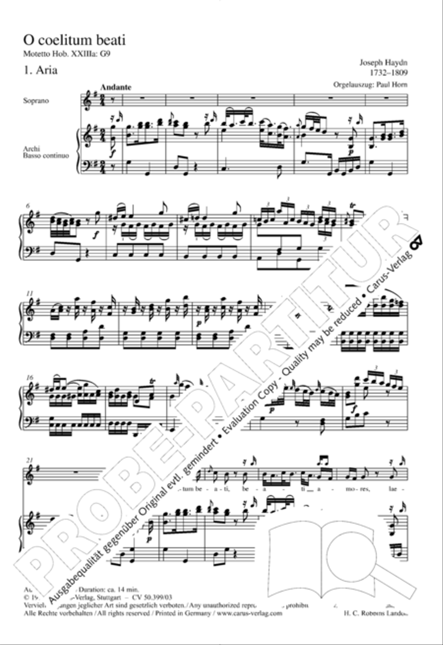 O coelitum beati O coelitum beati 4-Part scores gallery preview page 4