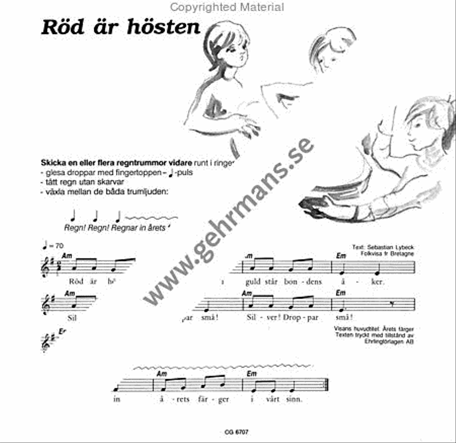 For nyfikna oron och glada fotter - repertoarbok 1 Collection / Songbook scores gallery preview page 9