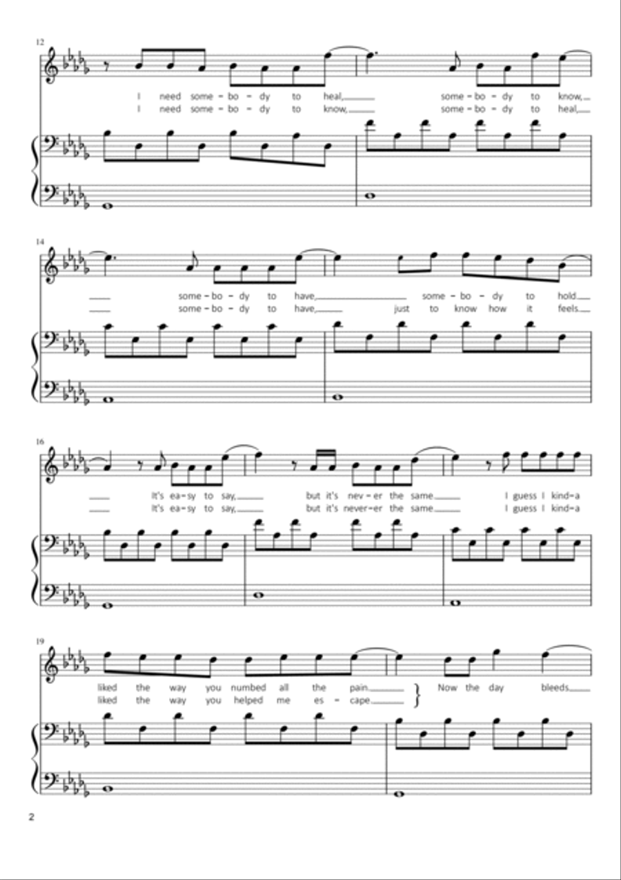 Someone You Loved Voice scores gallery preview page 2