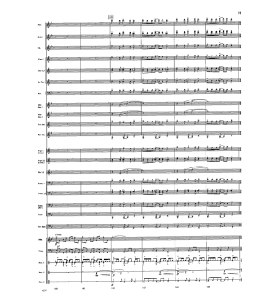 Hopetown Holiday Concert Band scores gallery preview page 19