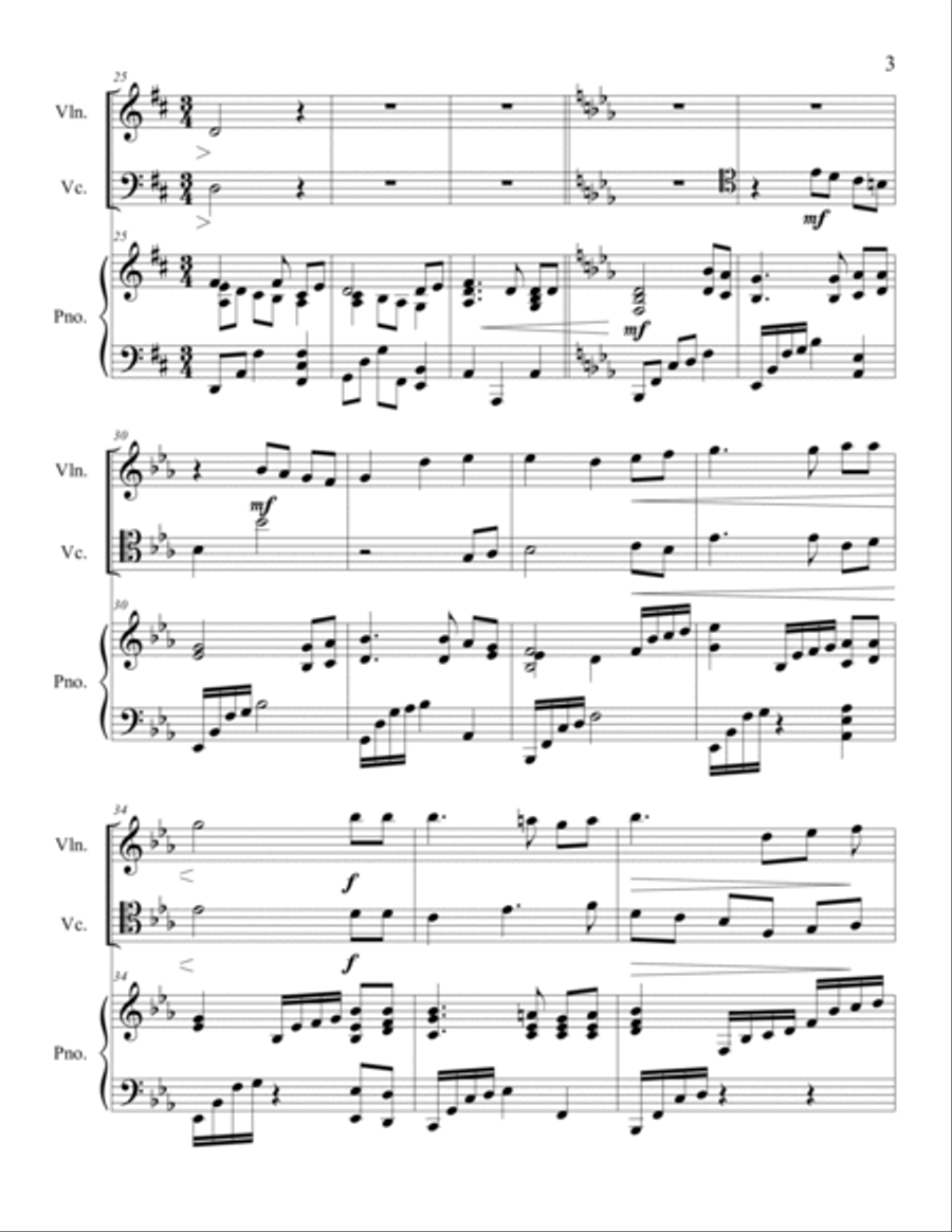 I Am His and He Is Mine (Violin/Cello Duet) String Duet scores gallery preview page 4