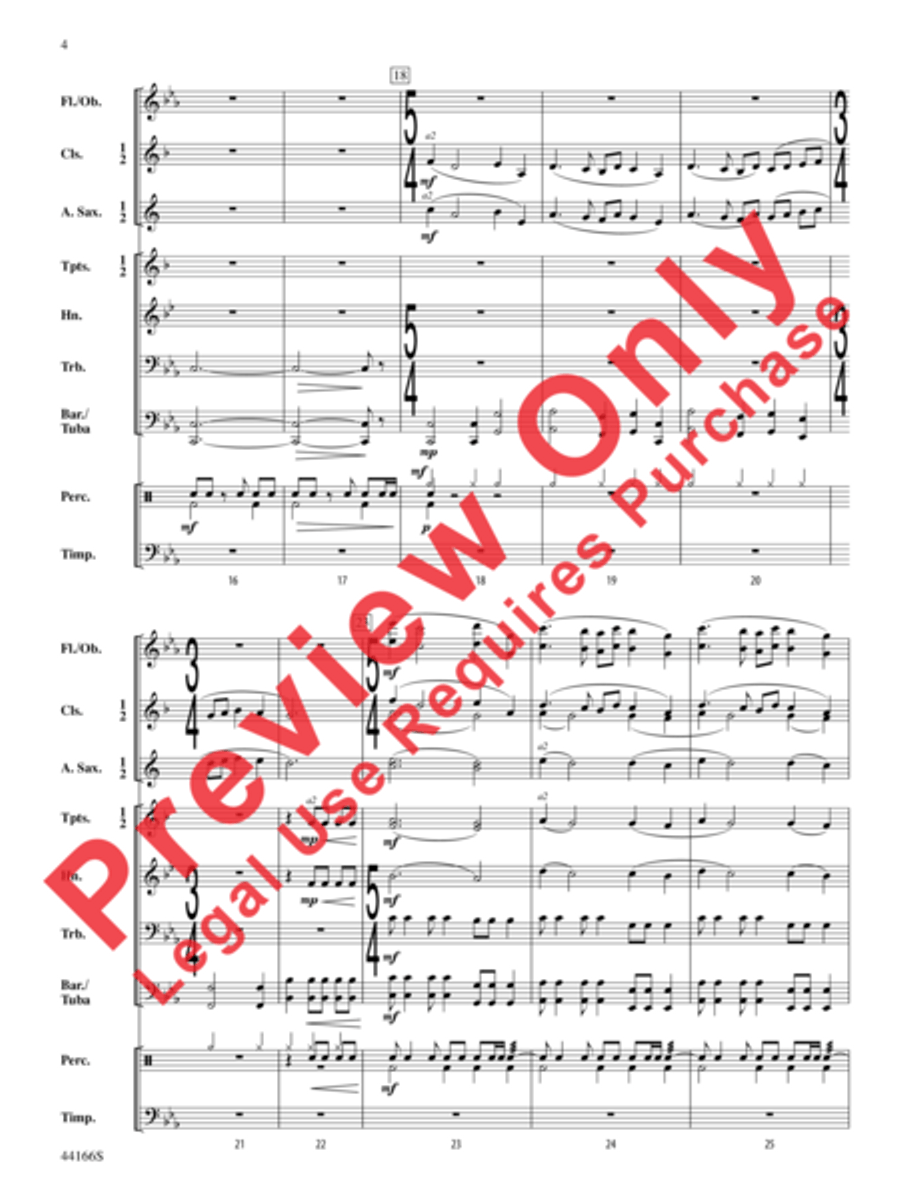 Point of the Mountain Concert Band scores gallery preview page 5