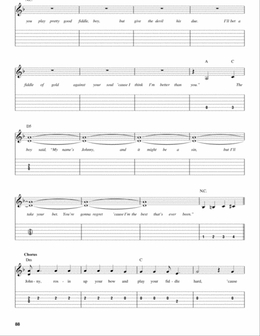 The Devil Went Down To Georgia Acoustic Guitar scores gallery preview page 3