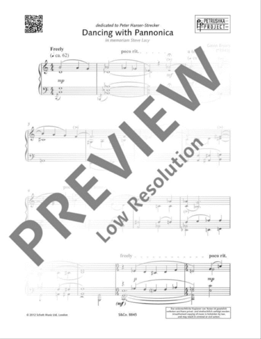 Dancing with Pannonica Dancing with Pannonica Piano Solo scores gallery preview page 2