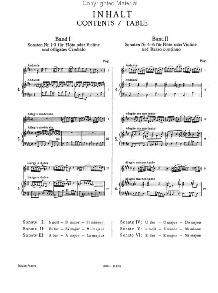 Flute Sonatas, Volume 2