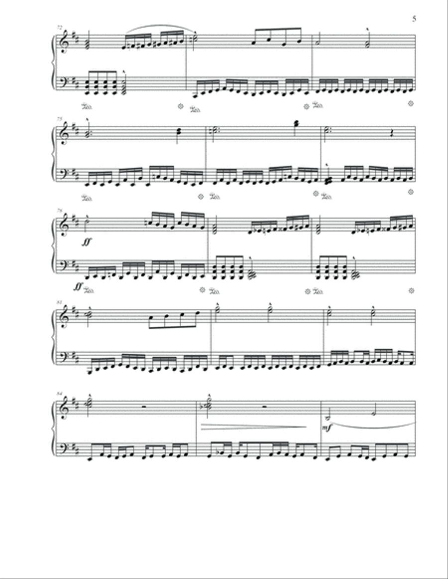 Sonata Tormentosa Sonata Tormentosa Piano Solo scores gallery preview page 5