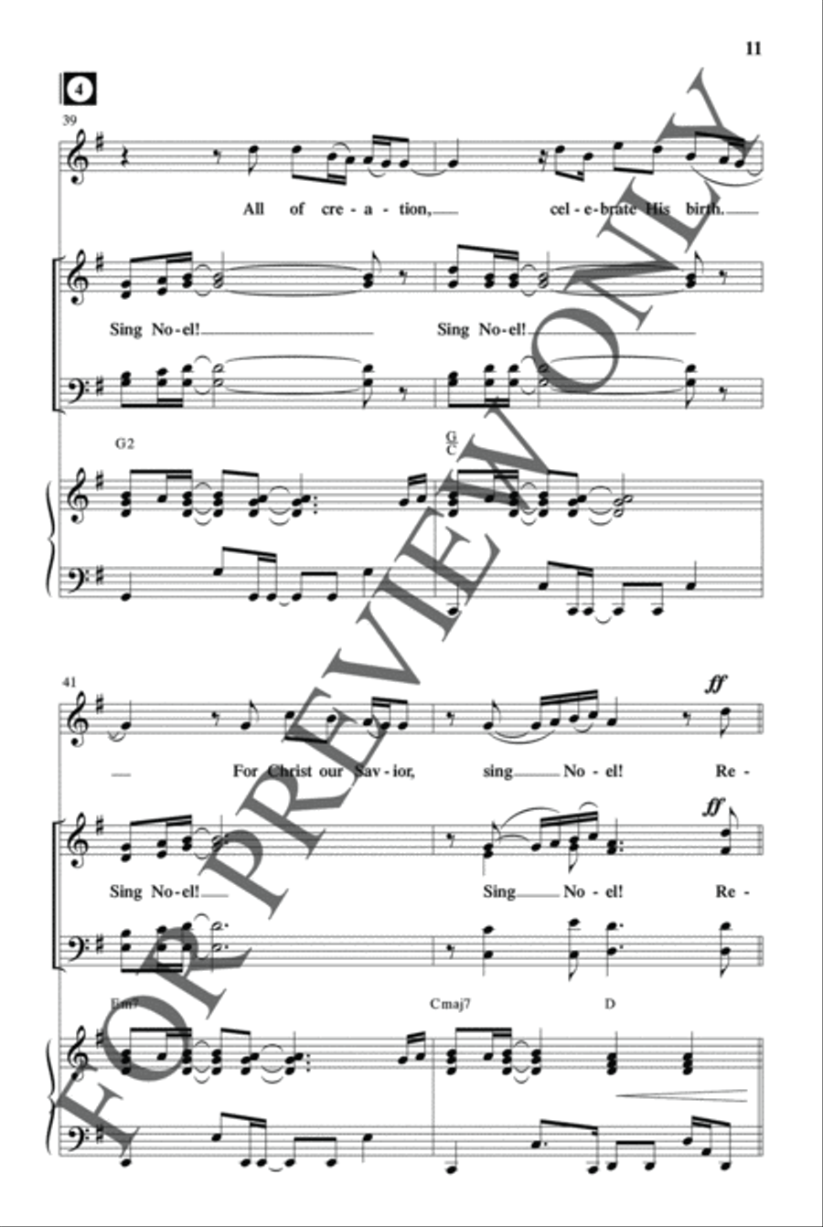 We Sing Noel - Choral Book Choir scores gallery preview page 12