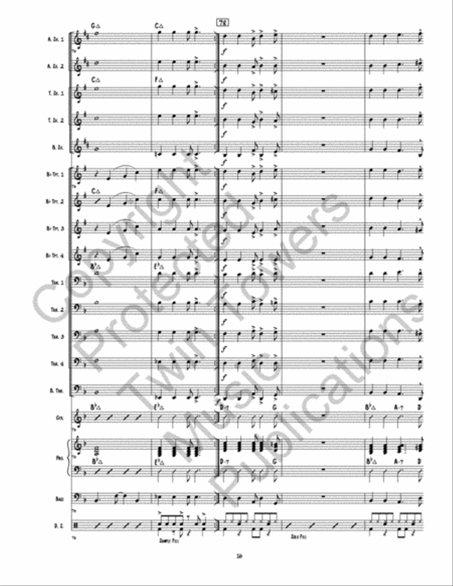 Bossalite Bossalite Jazz Ensemble scores gallery preview page 17