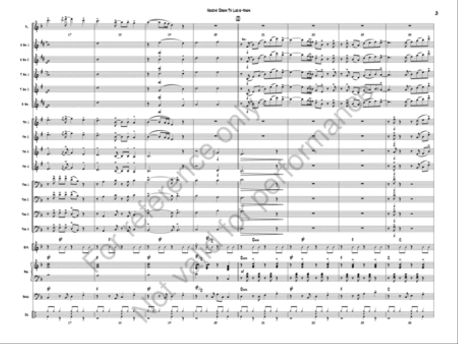 Headin Down To Lucie-Town Jazz Ensemble scores gallery preview page 5
