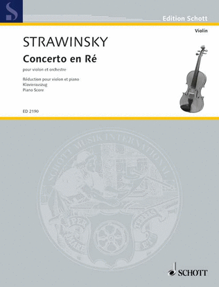 Book cover for Concerto en ré - Concerto in D