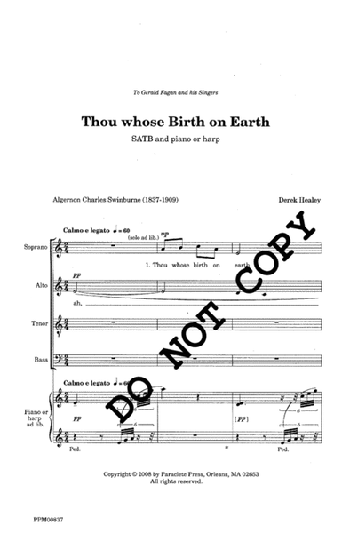 Thou Whose Birth on Earth image number null