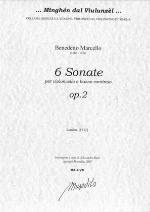 6 Sonate op.2 (London, 1732)