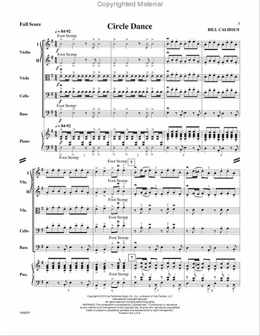Circle Dance String Orchestra scores gallery preview page 2