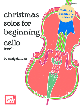 Book cover for Christmas Solos for Beginning Cello