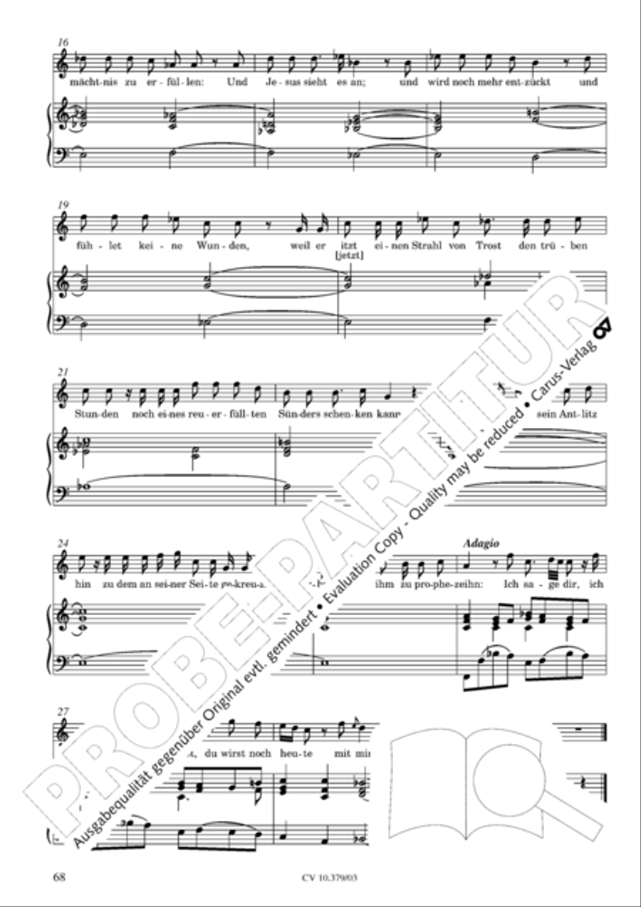 Der Tod Jesu 4-Part scores gallery preview page 69