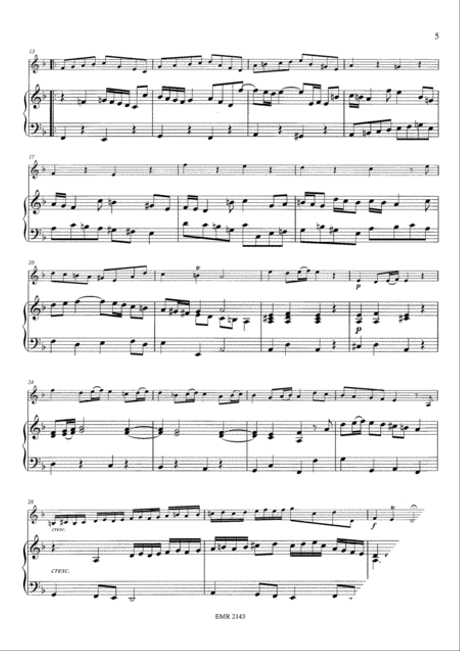 Sonata No. 5 in D minor Sonata No. 5 in D minor Tuba scores gallery preview page 5