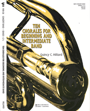 Book cover for Ten Chorales For Beginning/Intermediate Band