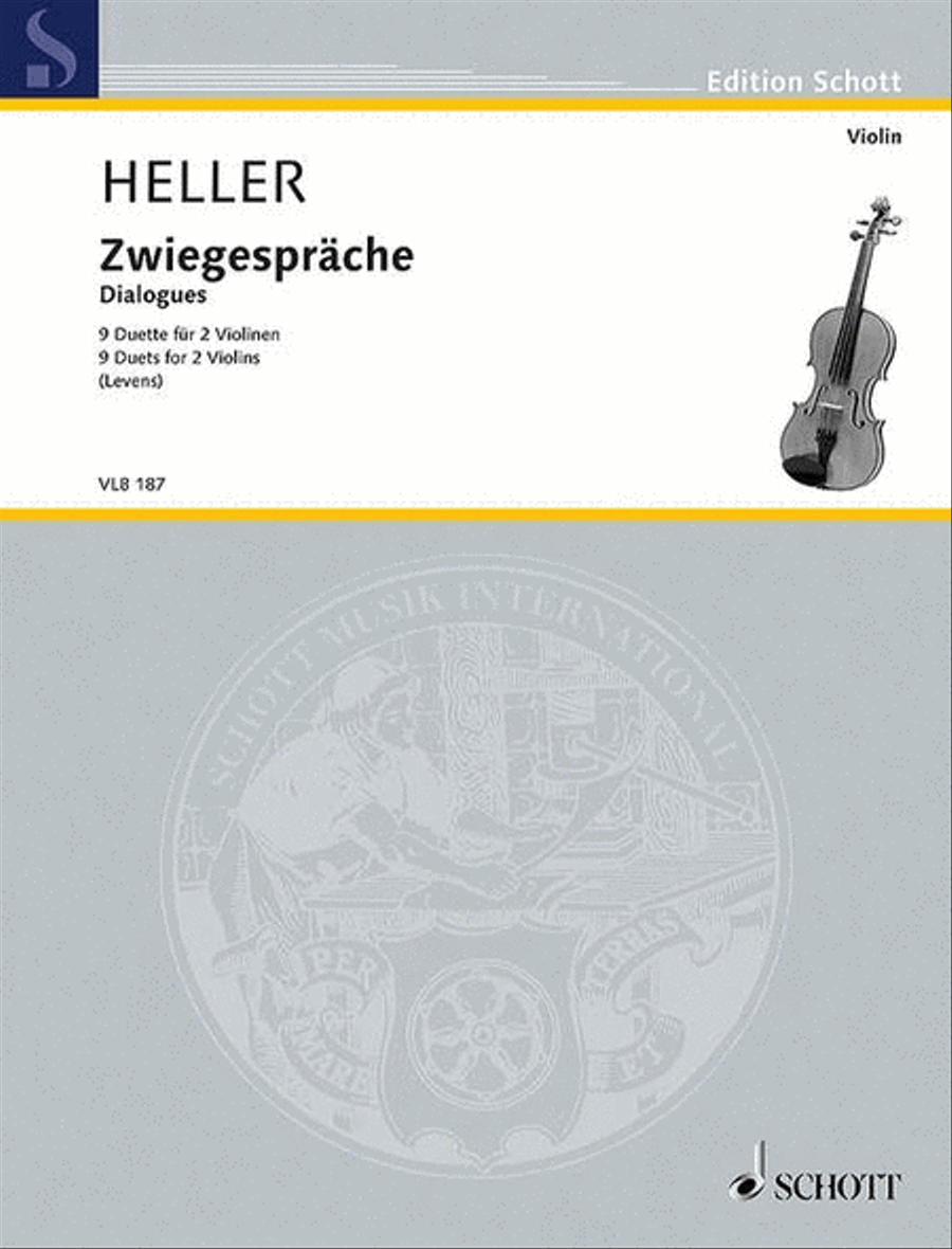 Dialogues: 9 Duets For 2 Violins, Performance Score