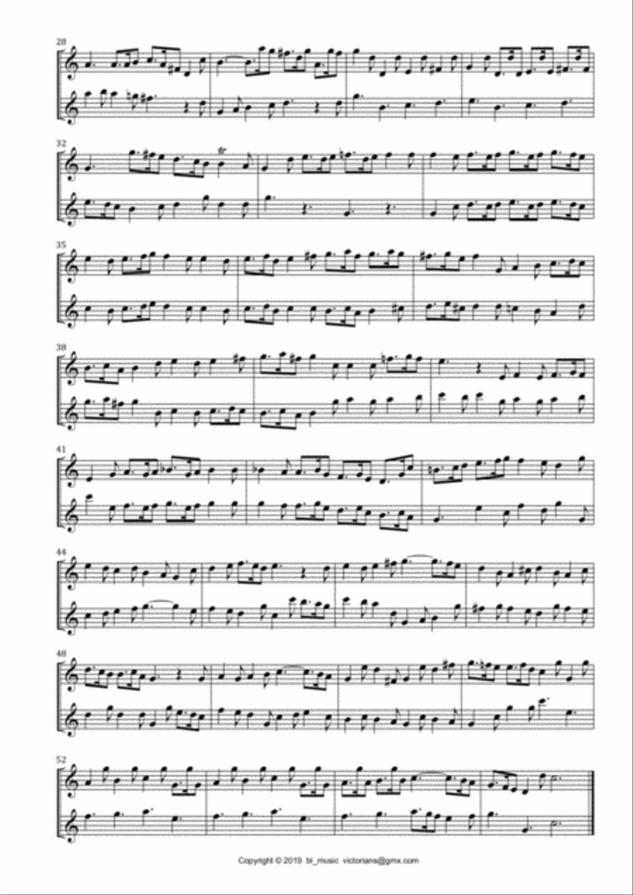 Baroque Collection for Soprano and Alto Recorder Woodwind Duet
