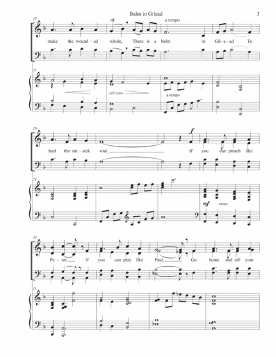 Balm in Gilead Balm in Gilead 4-Part scores gallery preview page 3