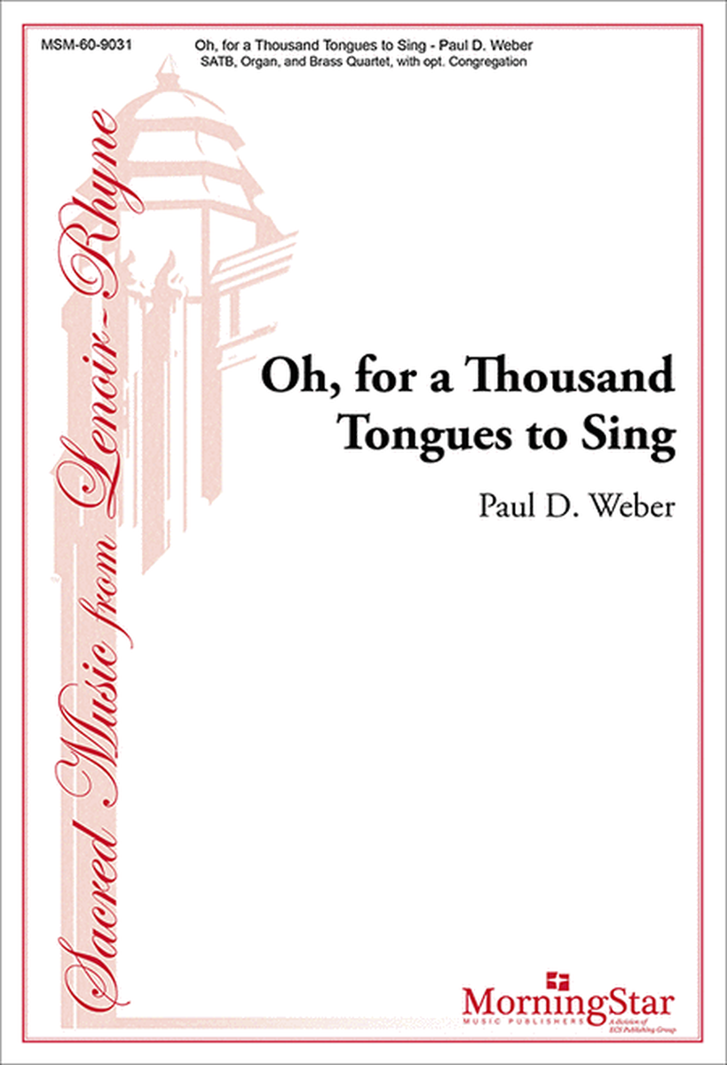 Oh, for a Thousand Tongues to Sing (Choral Score) image number null