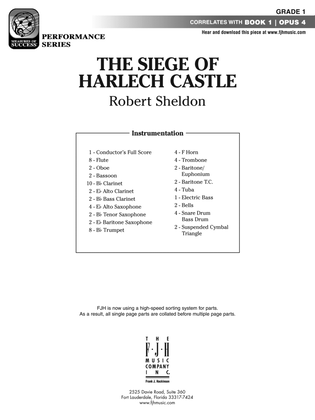 The Siege of Harlech Castle: Score