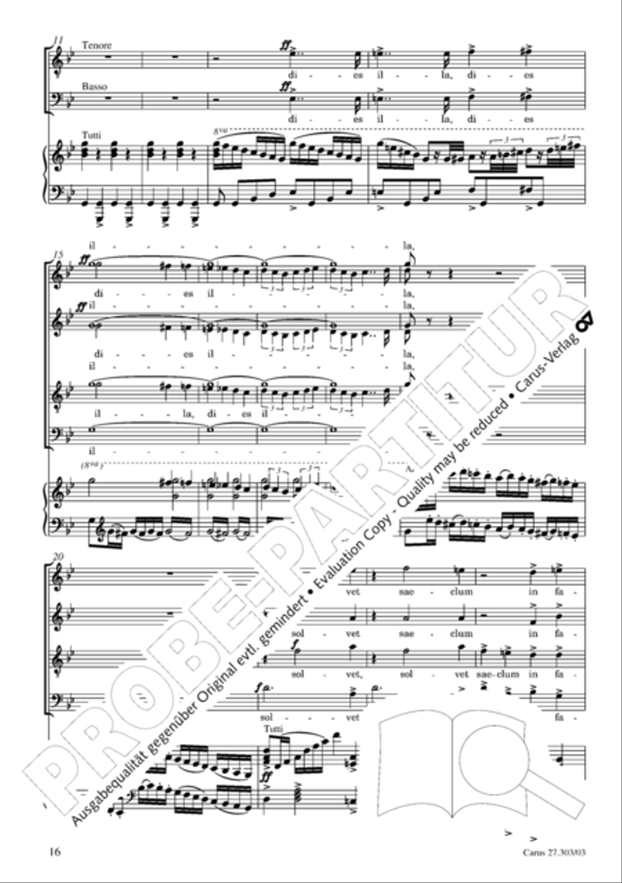 Messa da Requiem 4-Part scores gallery preview page 17