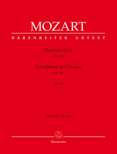 Symphony, No. 10 G major, KV 74