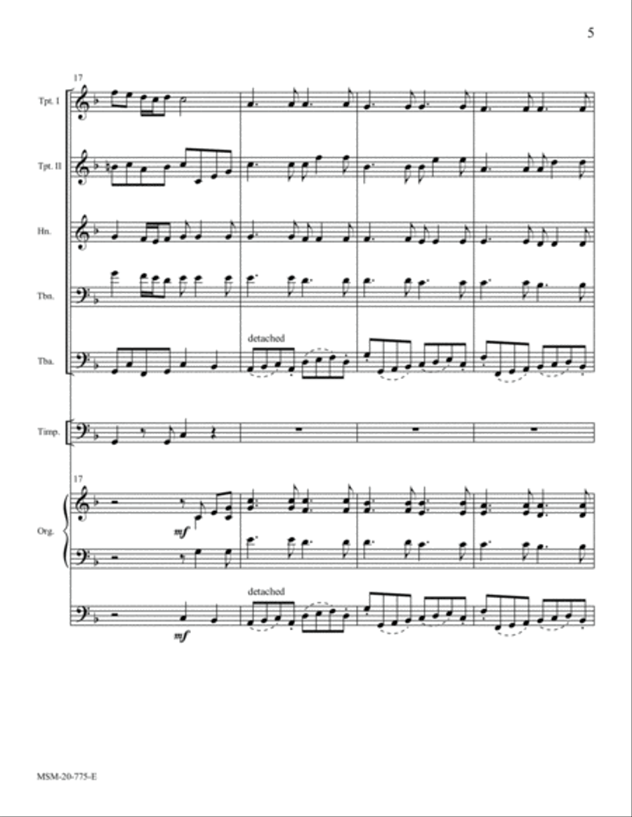 God of Grace Organ scores gallery preview page 5