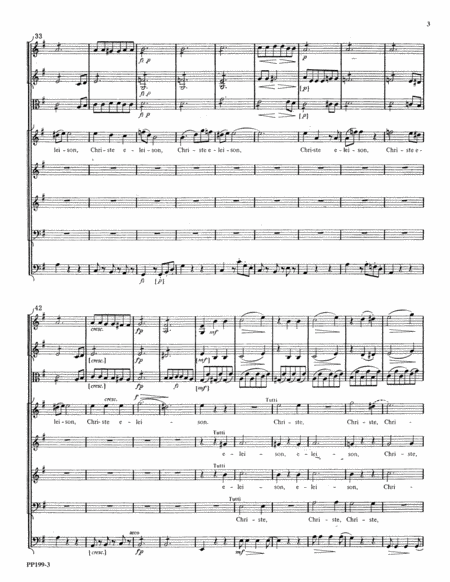 Mass in G - Conductor's Score