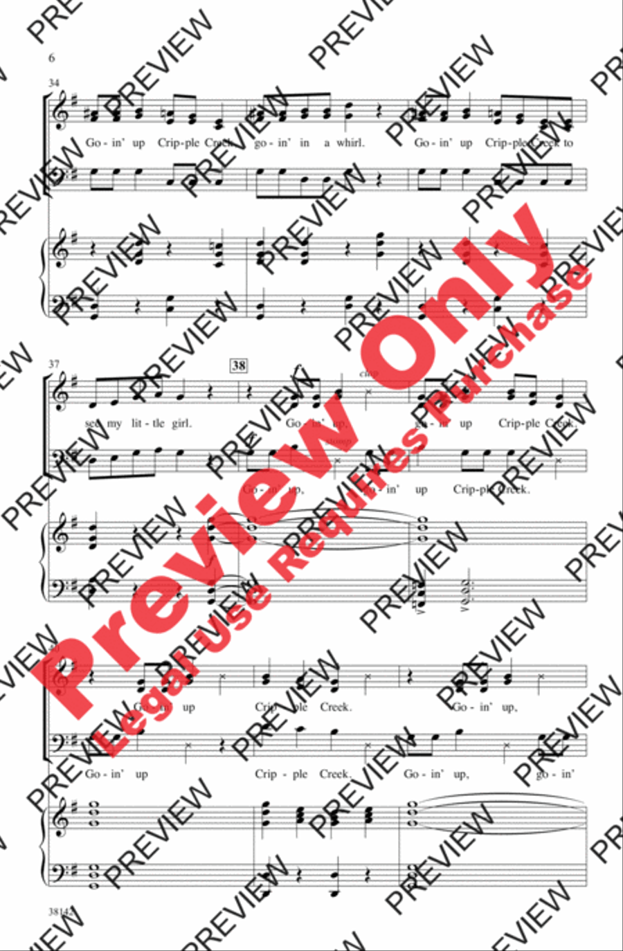 Cripple Creek 3-Part scores gallery preview page 6