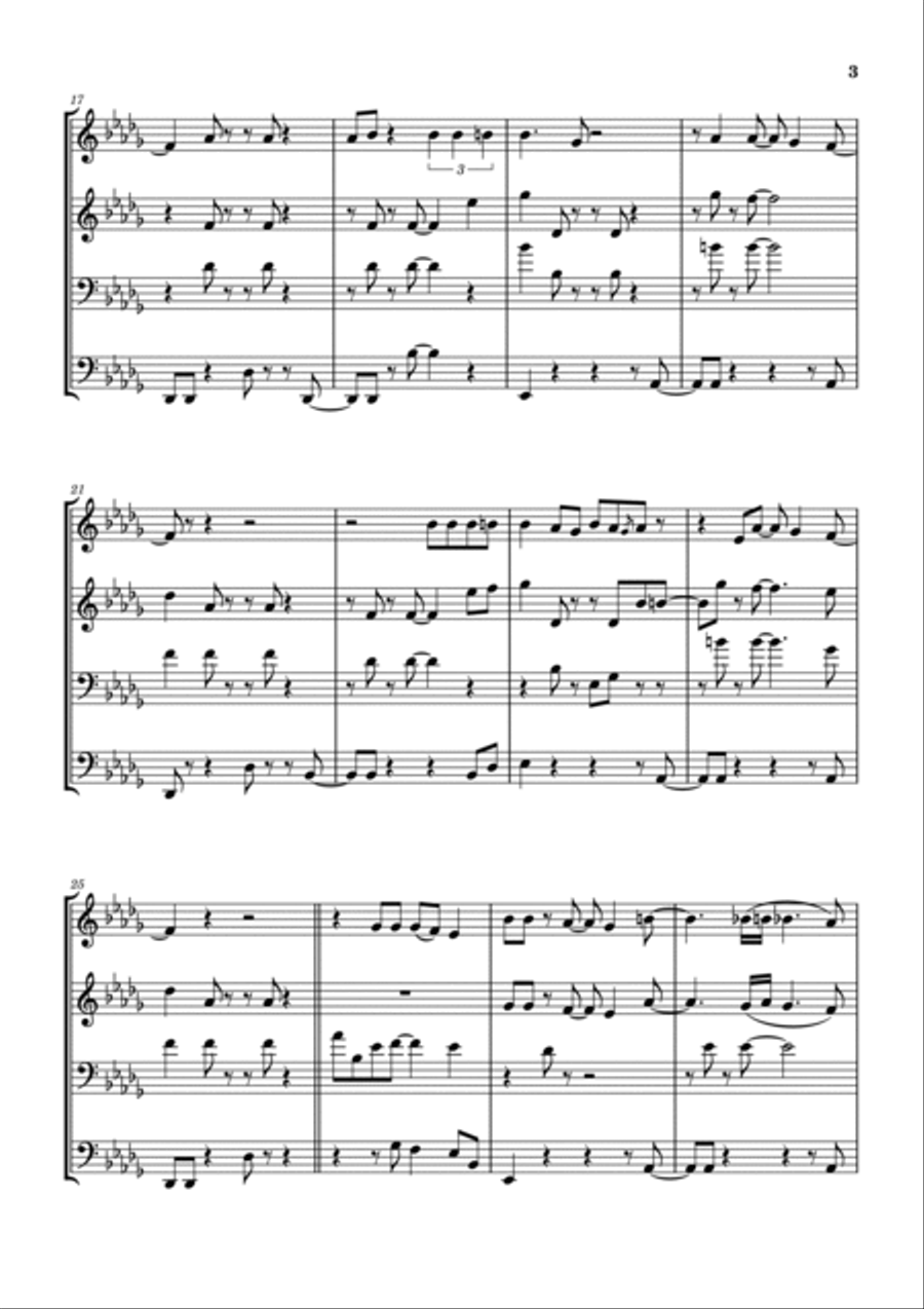 Look Easy Look Easy Brass Ensemble scores gallery preview page 4