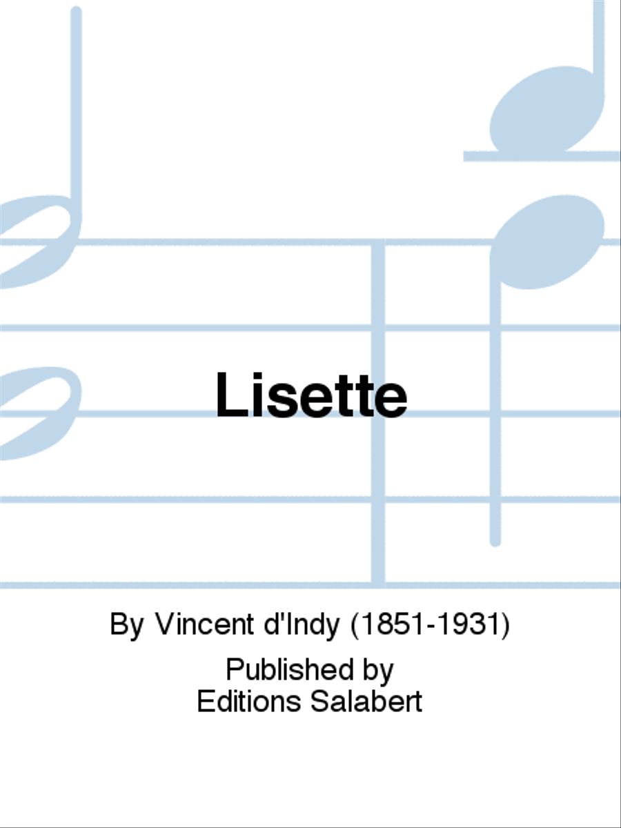 Lisette Men's Choir scores gallery preview page 1
