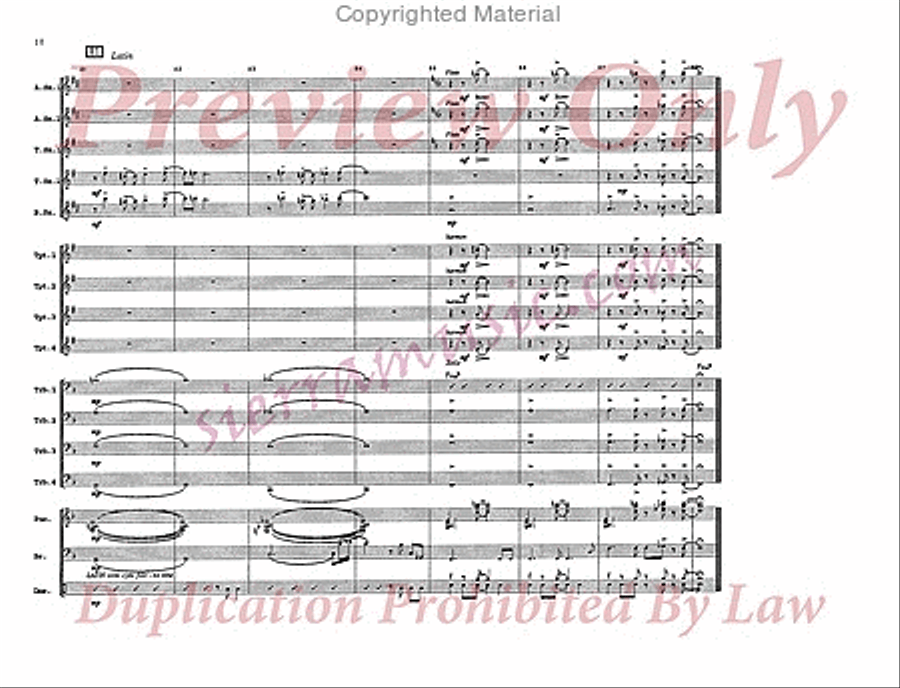 Go, Tell It on The Mountain Jazz Ensemble scores gallery preview page 11